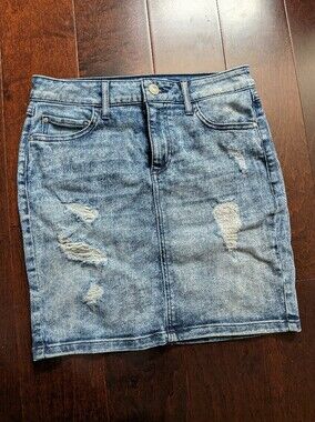 Guess Mini Denim Jean Skirt Xs- Small